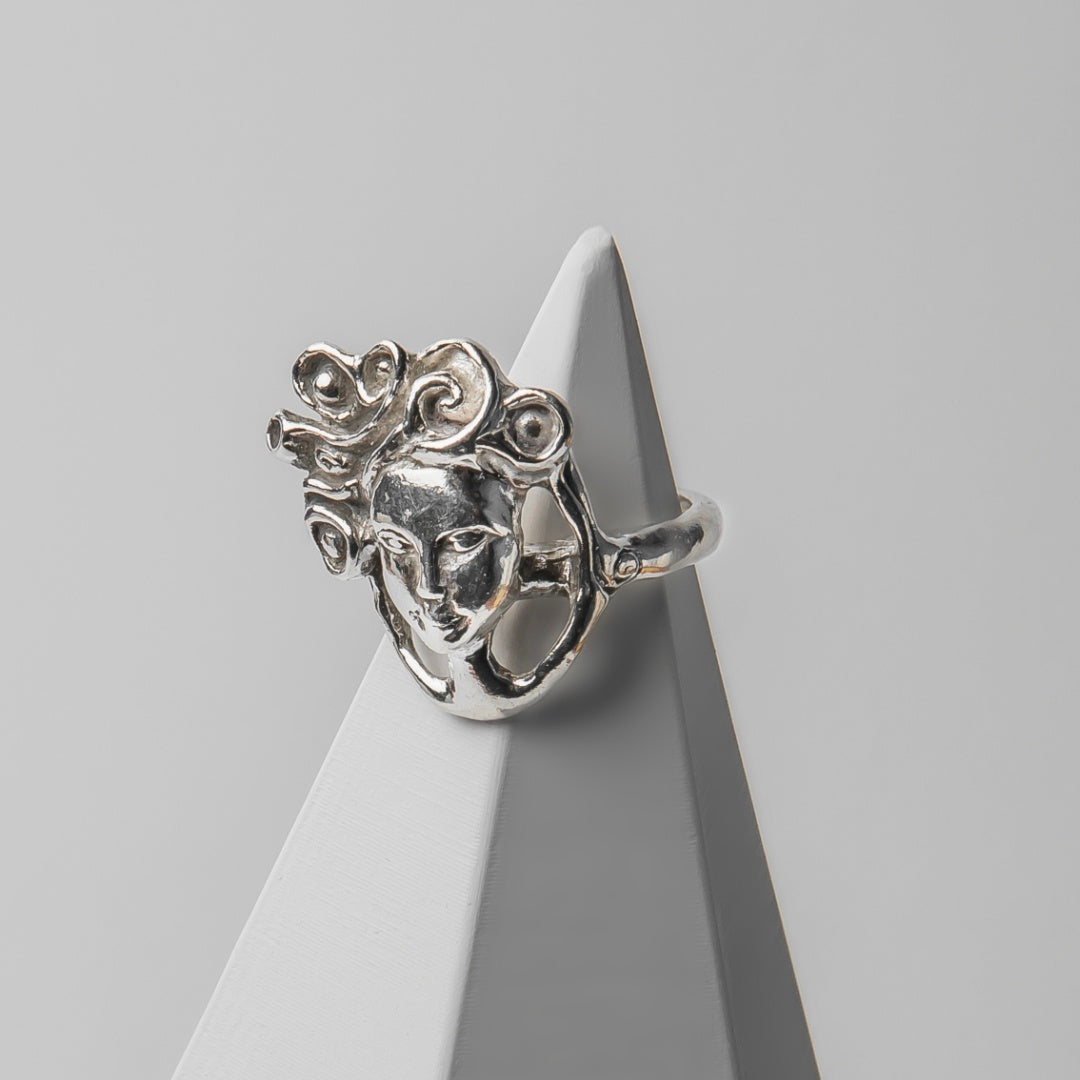 Sterling silver 2025 medusa ring